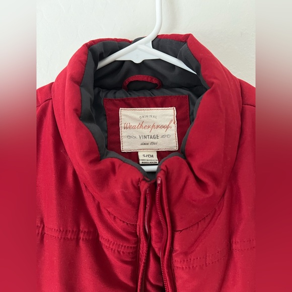 WEATHERPROOF VINTAGE Red Vest S - Picture 1 of 10